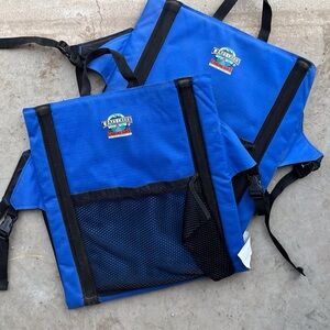 Crazy Creek Blue Chairs